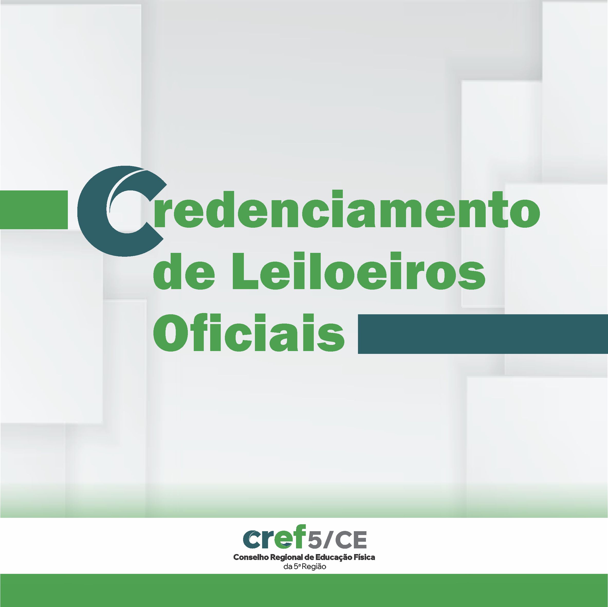 CREDENCIAMENTO N º 01/2024 - / CREF5/CE