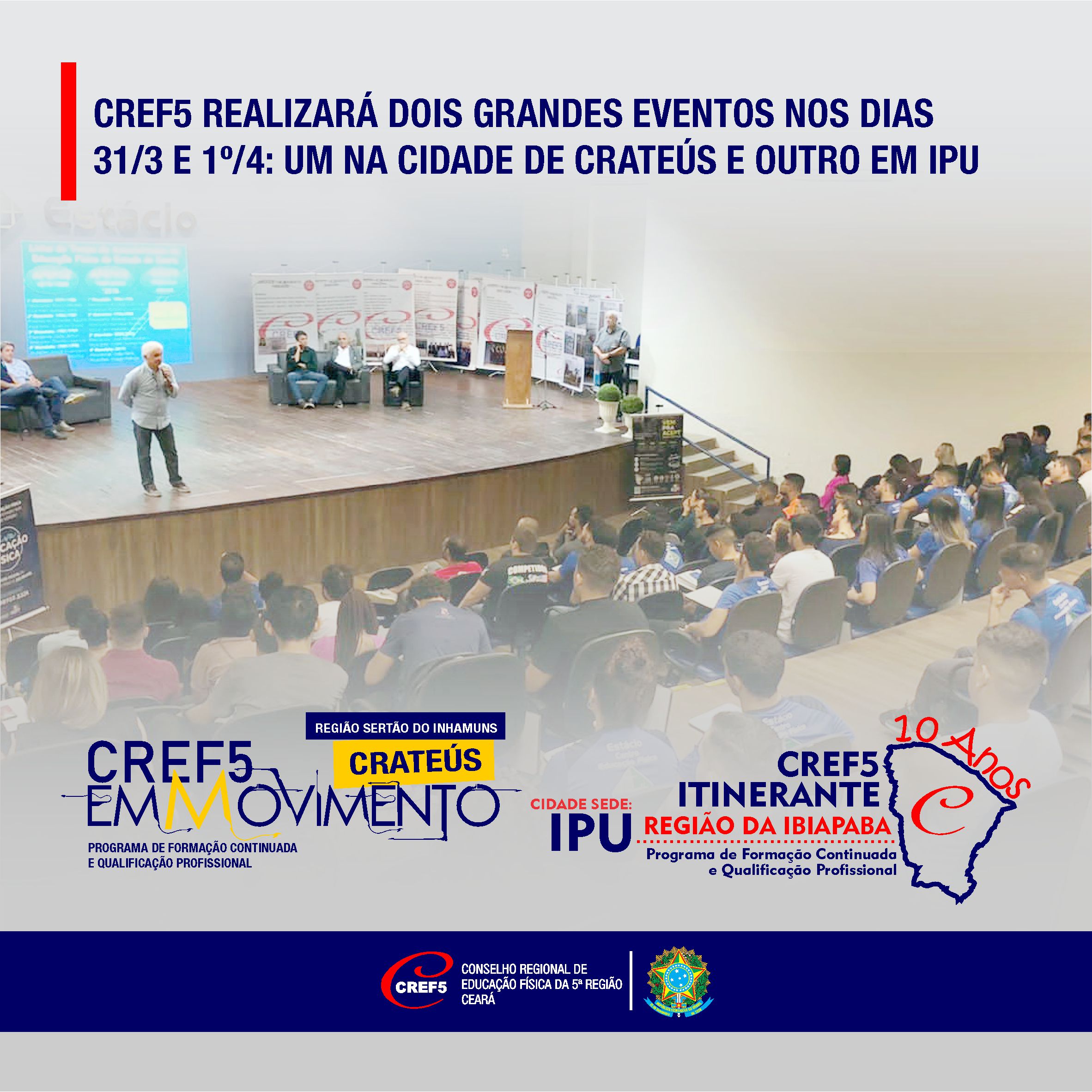 CREF5 EM MOVIMENTO e CREF5 ITINERANTE