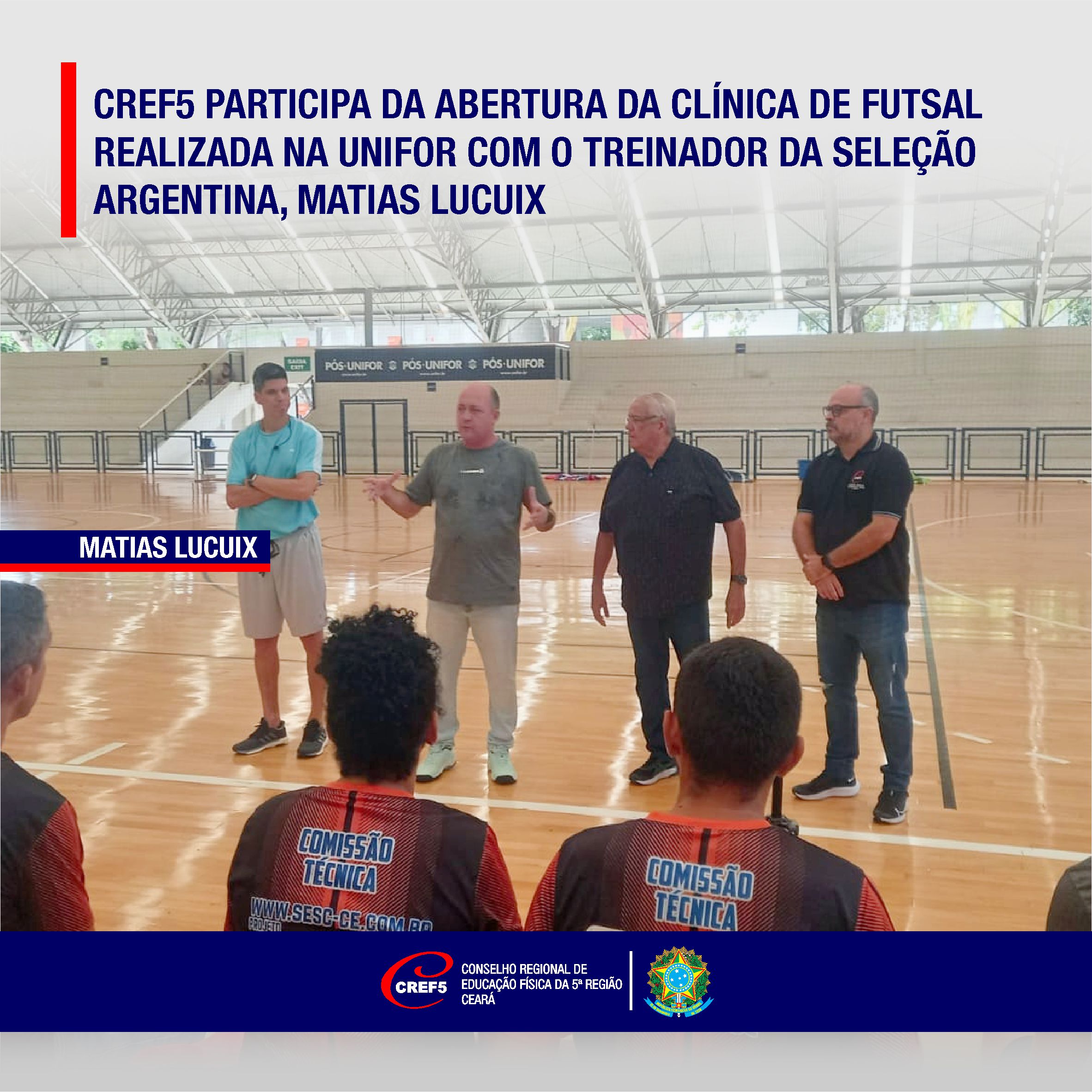 Clínica de Futsal ministrada por Matias Lucuix