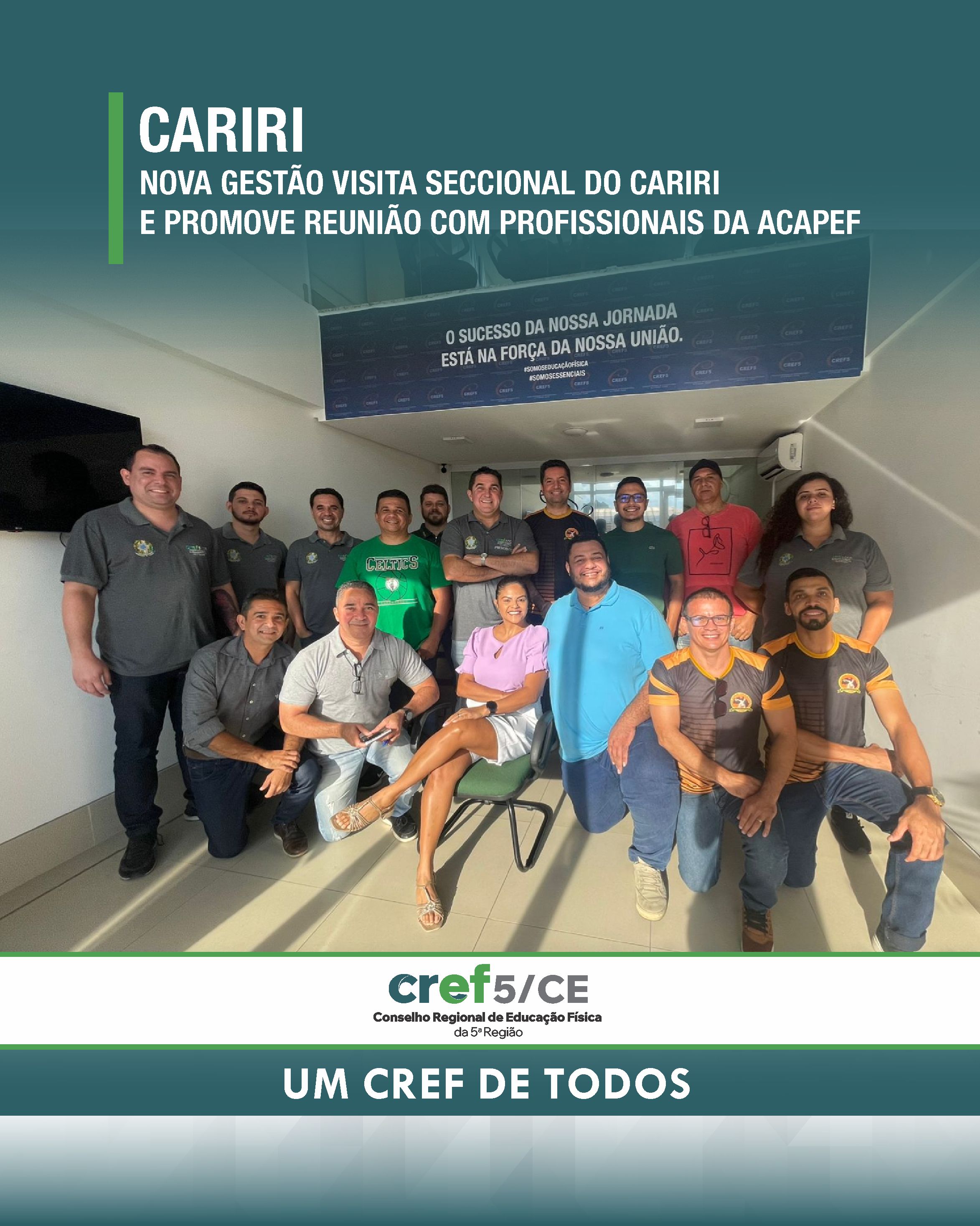 Nova gestão visita seccional do Cariri e promove reunião com ACAPEF