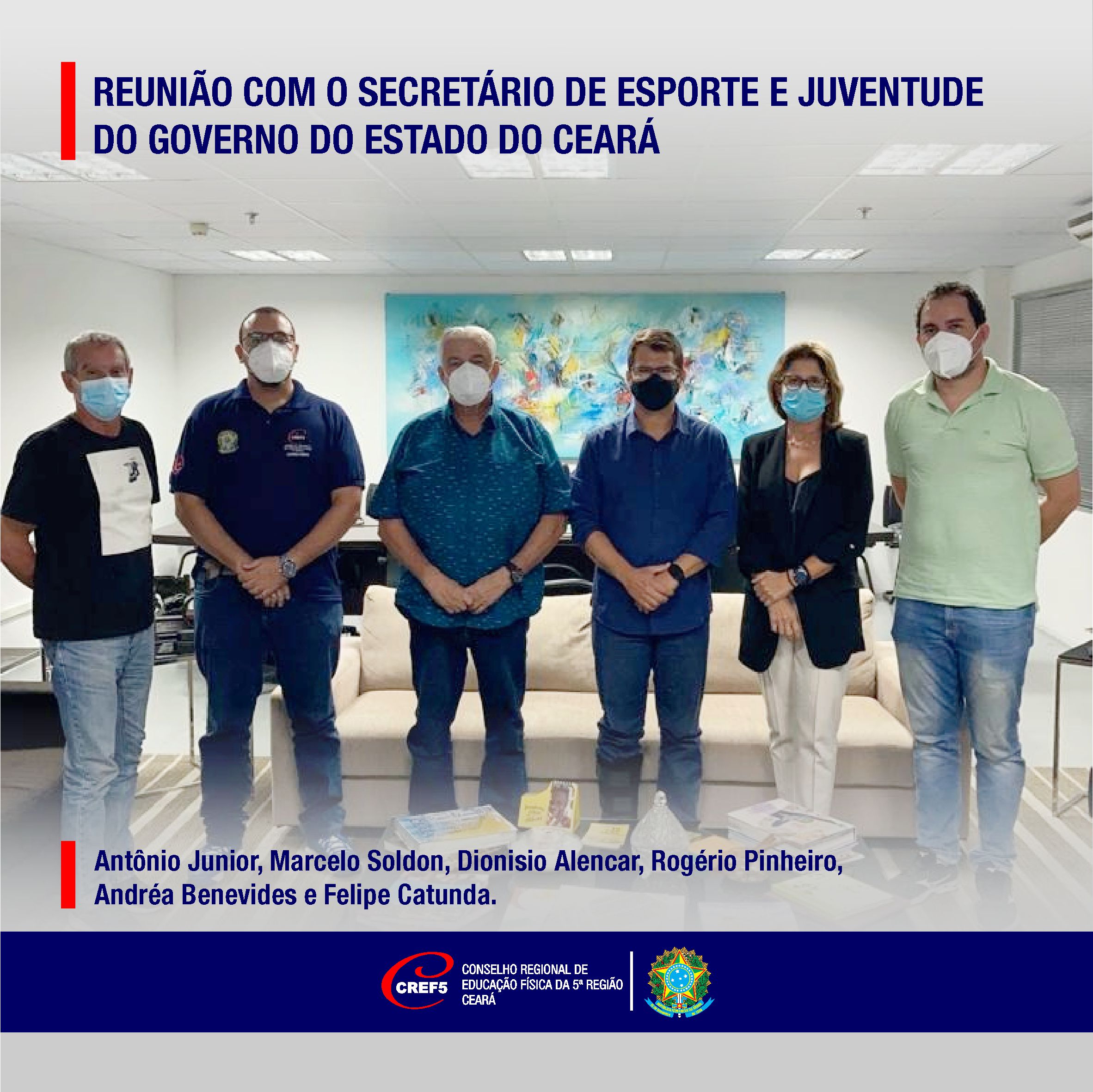 CREF5 participa de reunião na Sejuv do Governo do Estado do Ceará