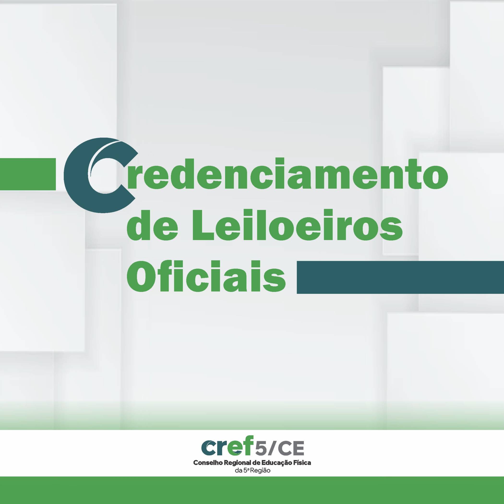 CREDENCIAMENTO N º 01/2024 - / CREF5/CE