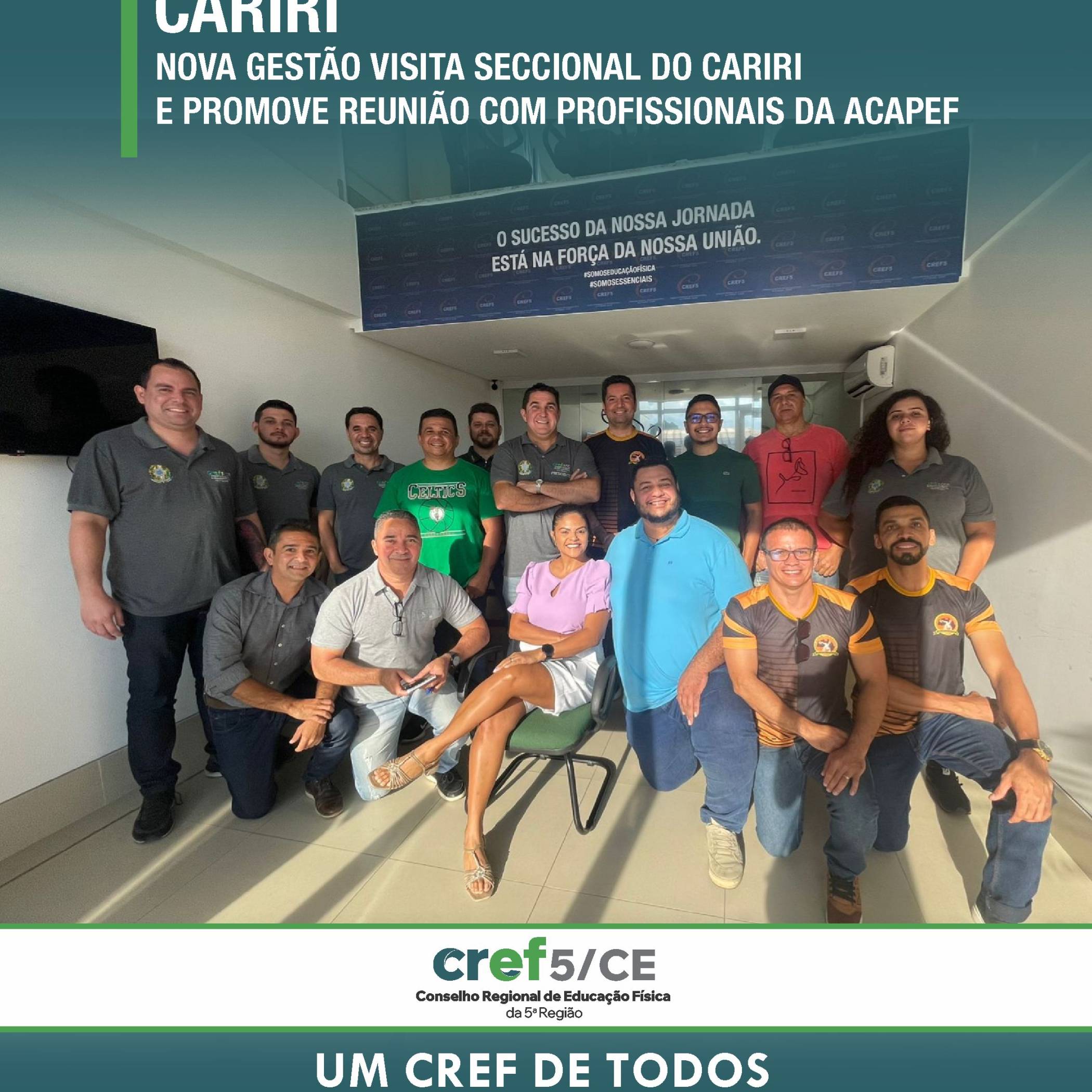 Nova gestão visita seccional do Cariri e promove reunião com ACAPEF