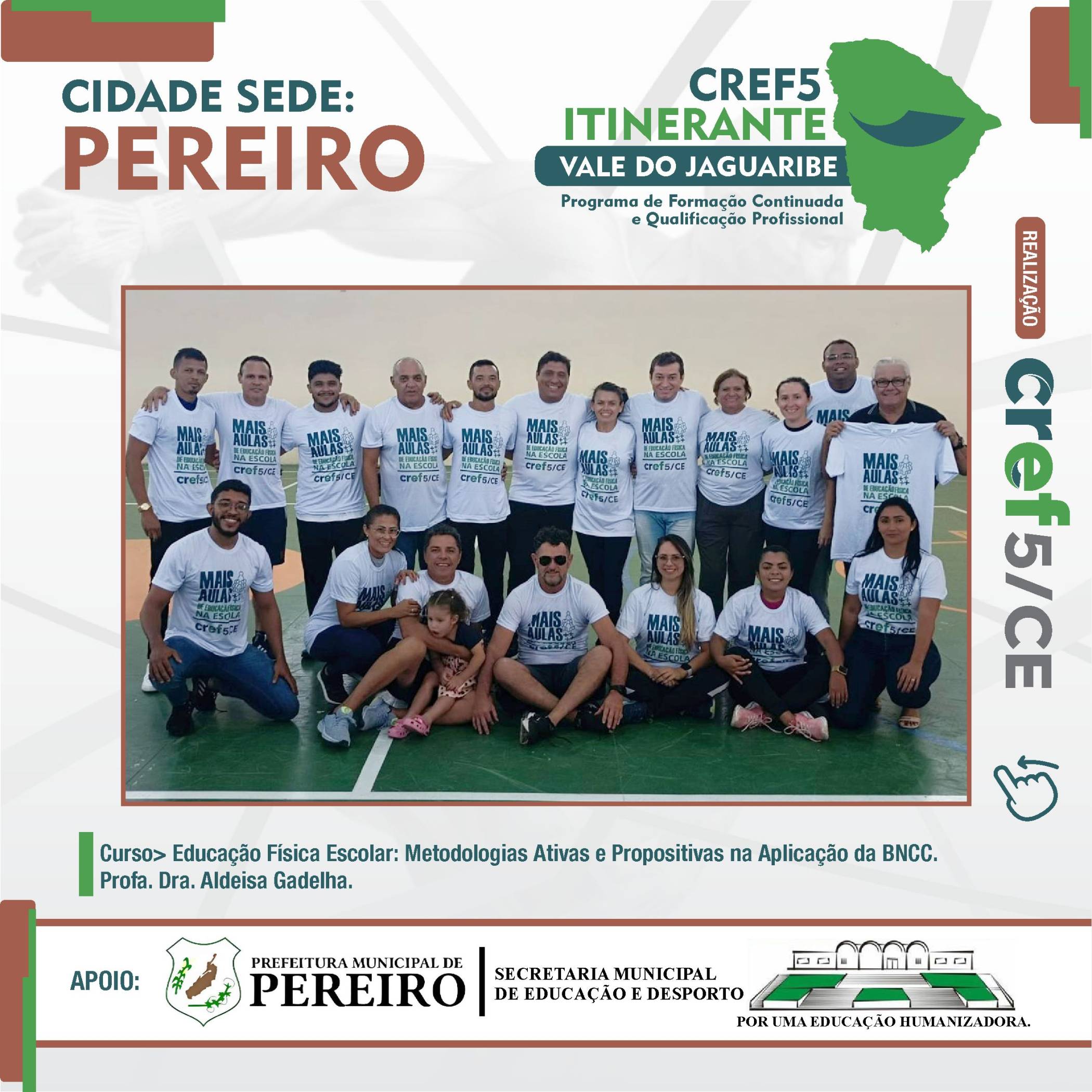REGISTRO DO CREF5 ITINERANTE EM PEREIRO