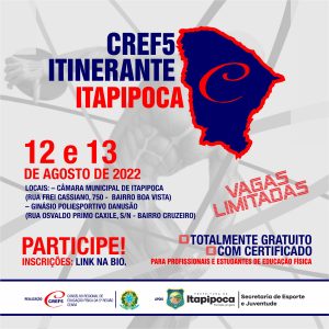 [EVENTO ENCERRADO] CREF5 ITINERANTE – ITAPIPOCA